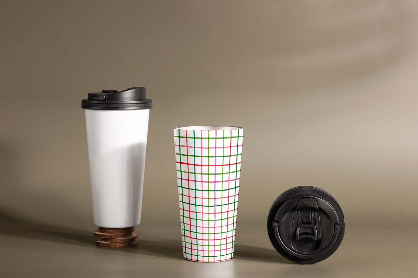 xmas patterns coffee sipper