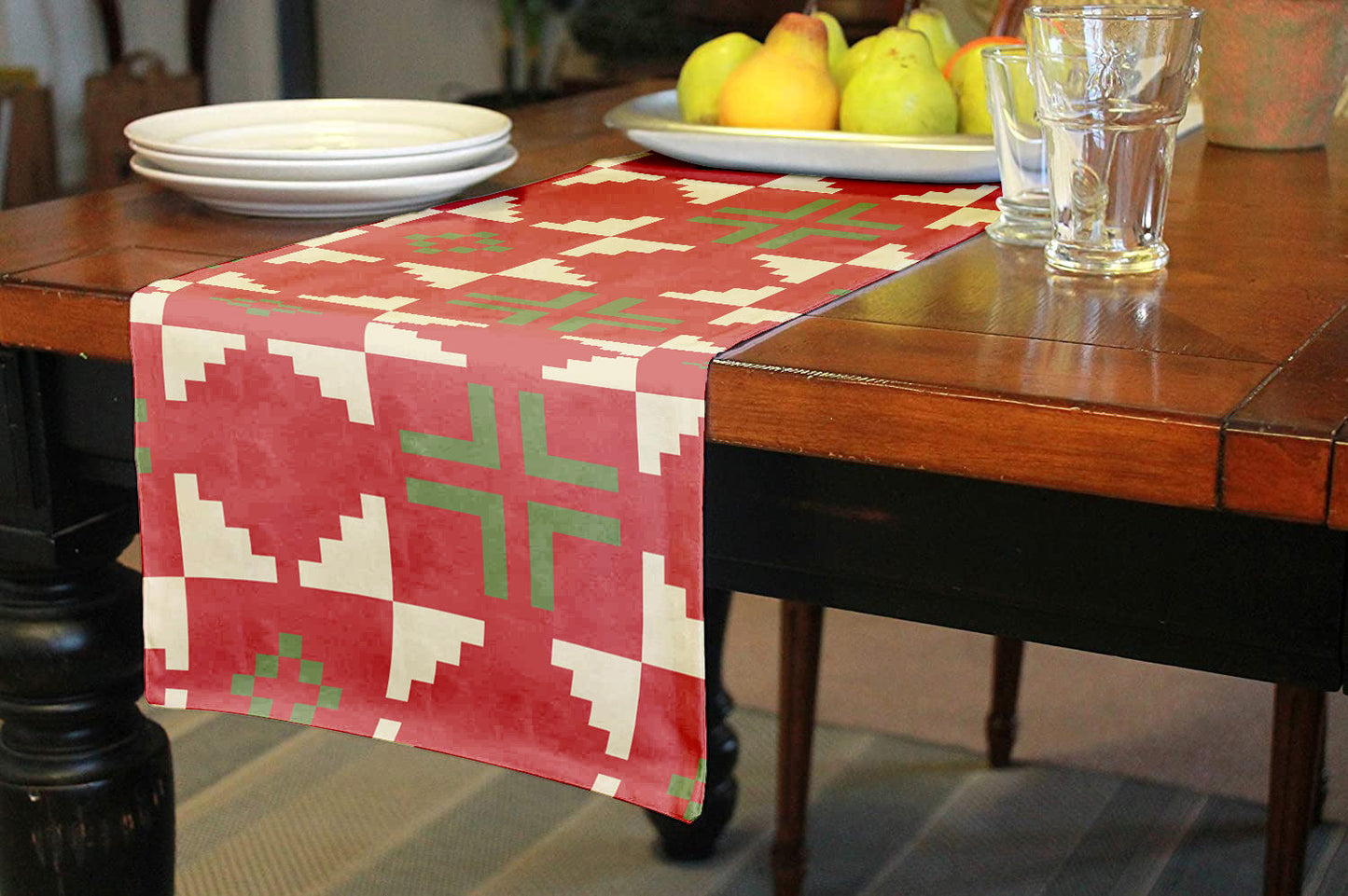 candle table runner