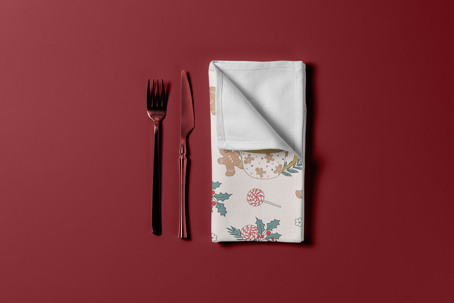 cocoa table napkins (set of 4)