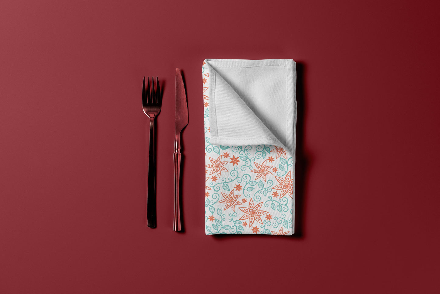 wreath table napkins (set of 4)