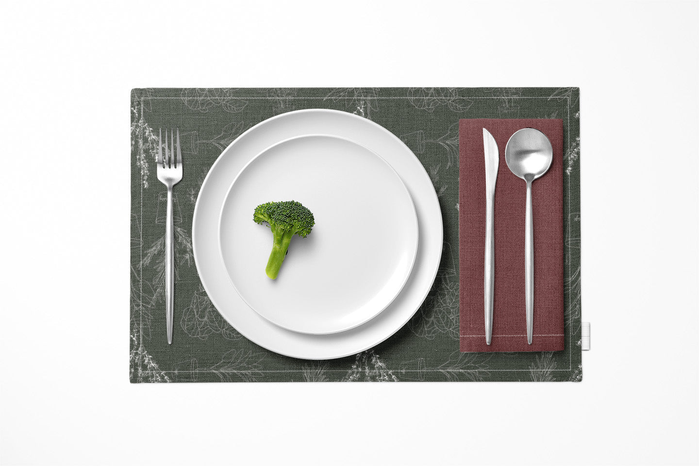 evergreen placemats ( set of 4)