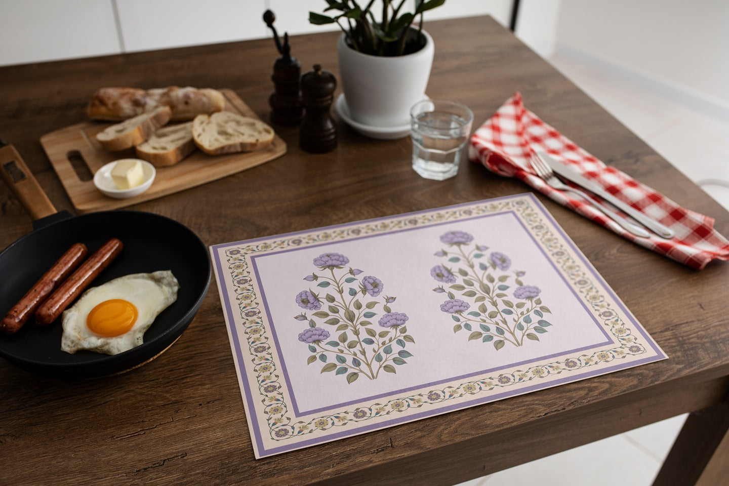 lilac eve placemats ( set of 4)