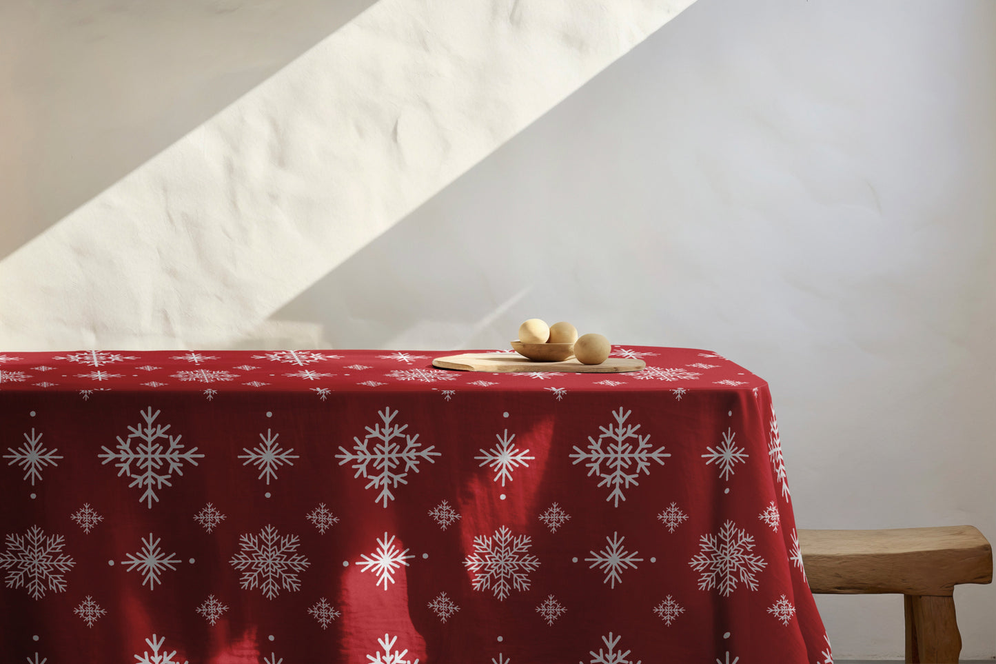 snowflake tablecloth