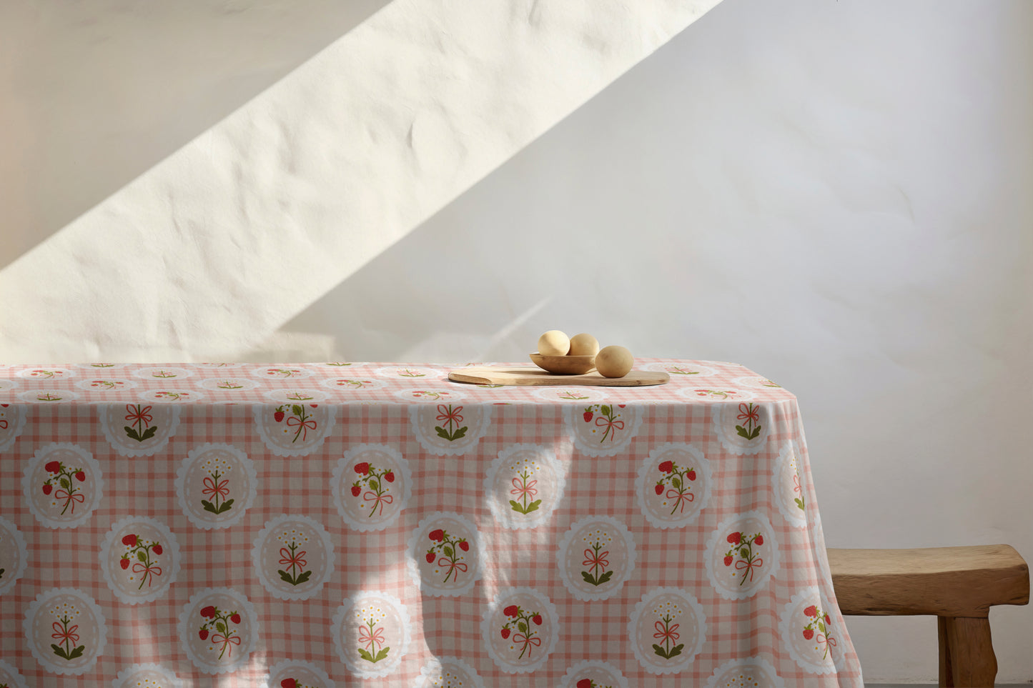 gingham garden tablecloth