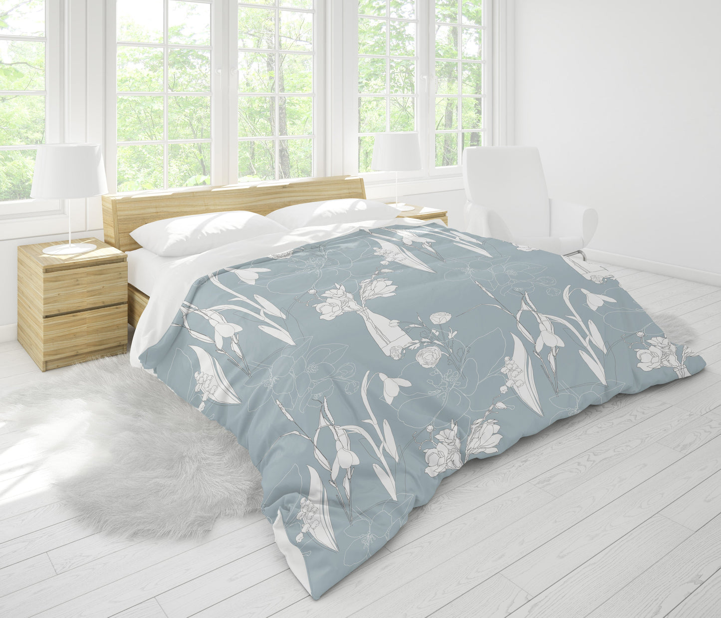 herbaceous comforter/duvet cover