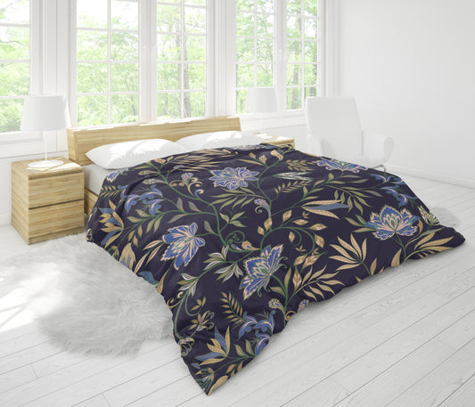 Aqua Garden Comforter/Duvet Cover