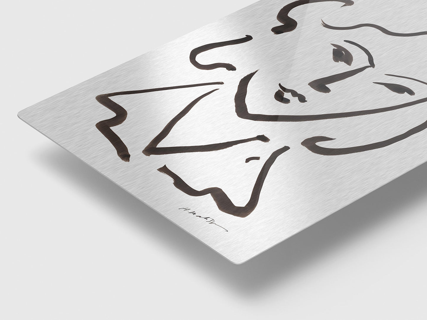 ethereal metal print