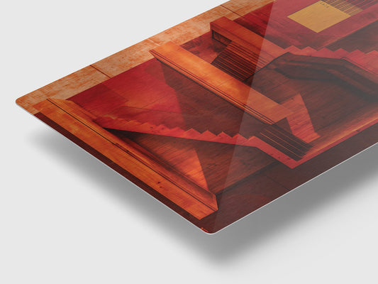 The Red House Metal Print