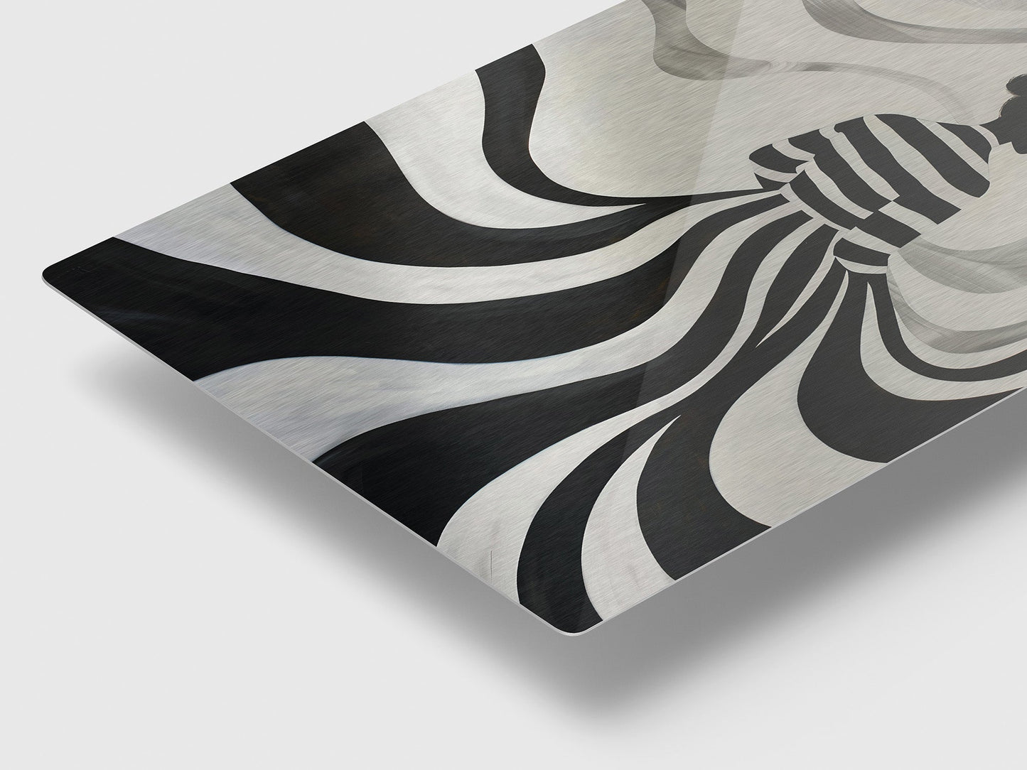 monochroma metal print