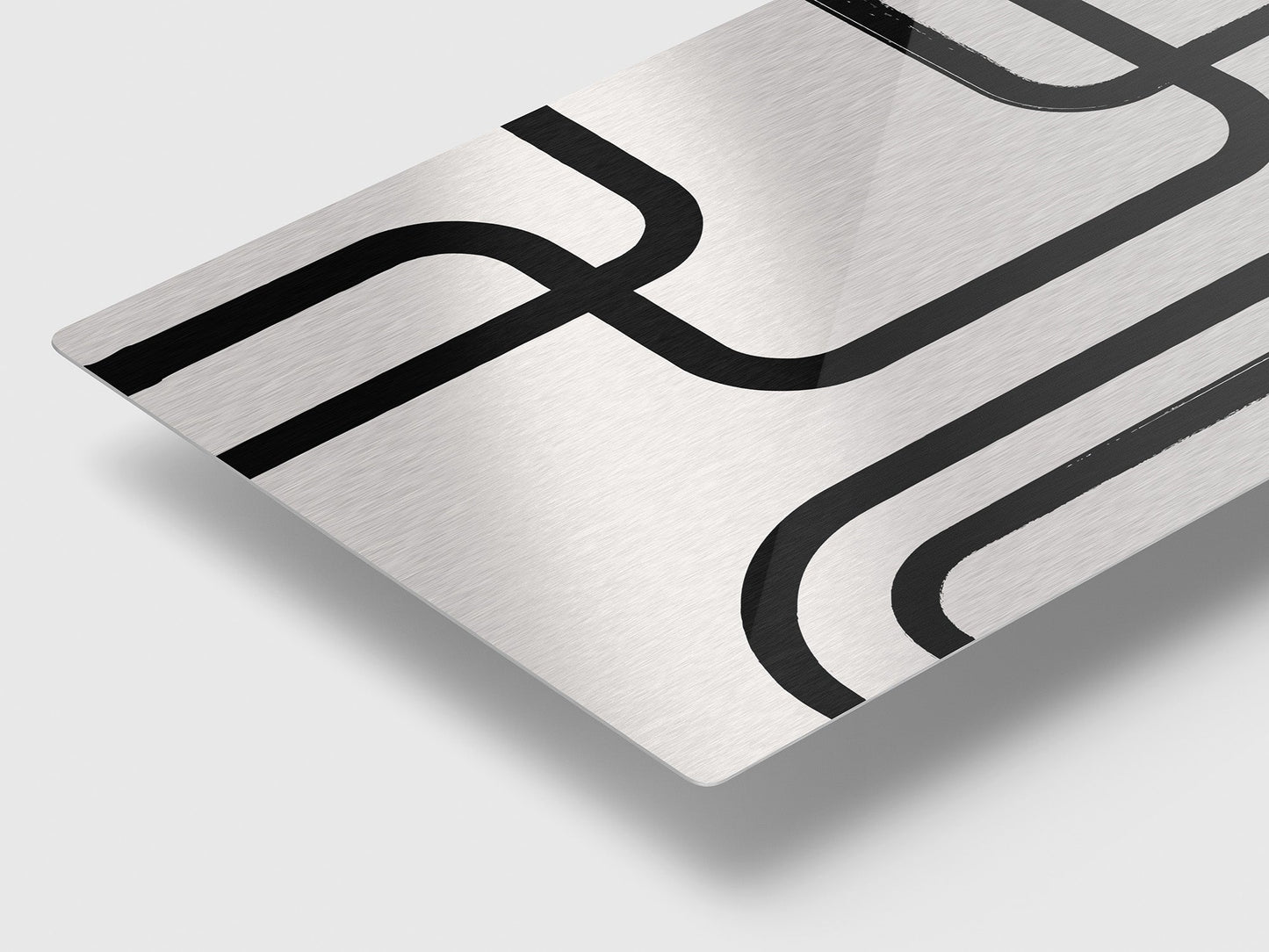 illusion metal print