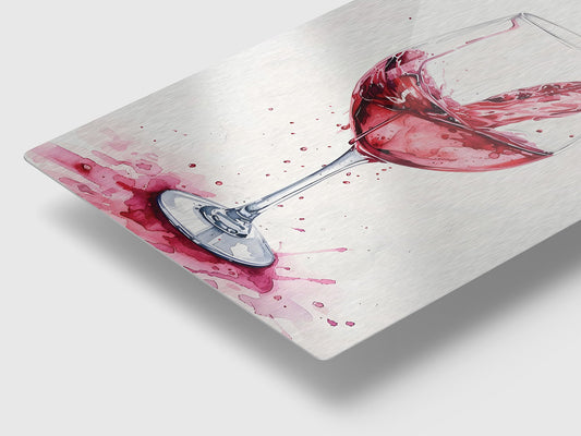 Wine'O'Clock Metal Print