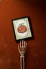 Gingham Pumpkin Wall frame - 3D