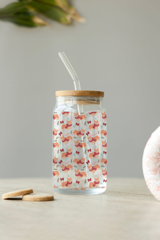 Sleigh Cat Crystal Jar