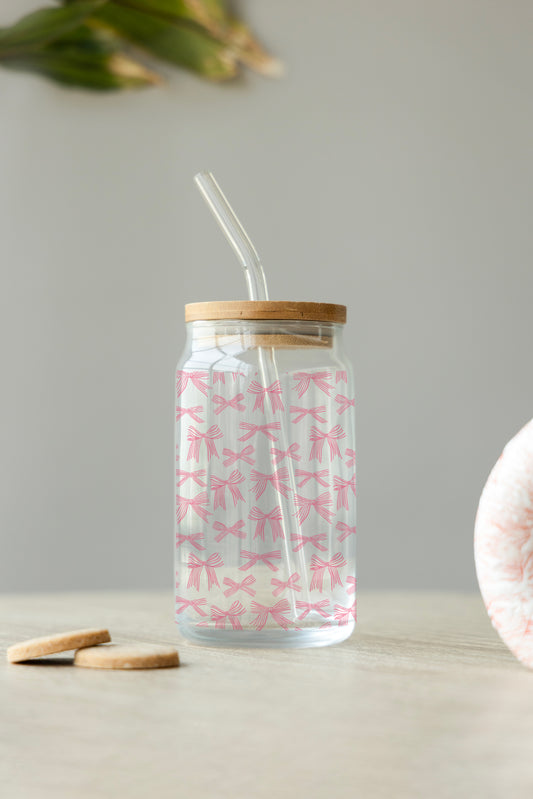 Pretty Bows Crystal Jar