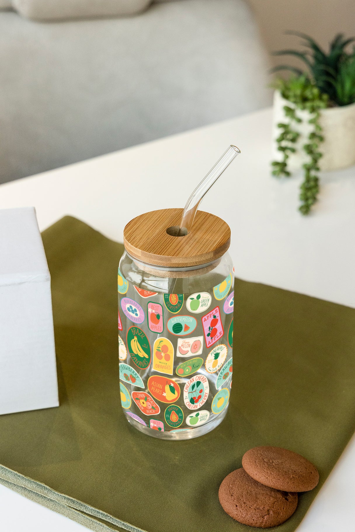 seasonal crystal jar