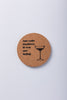 Age Like Wine Cork Sheet Coasters