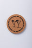 Drinks On Me Cork Sheet Coasters