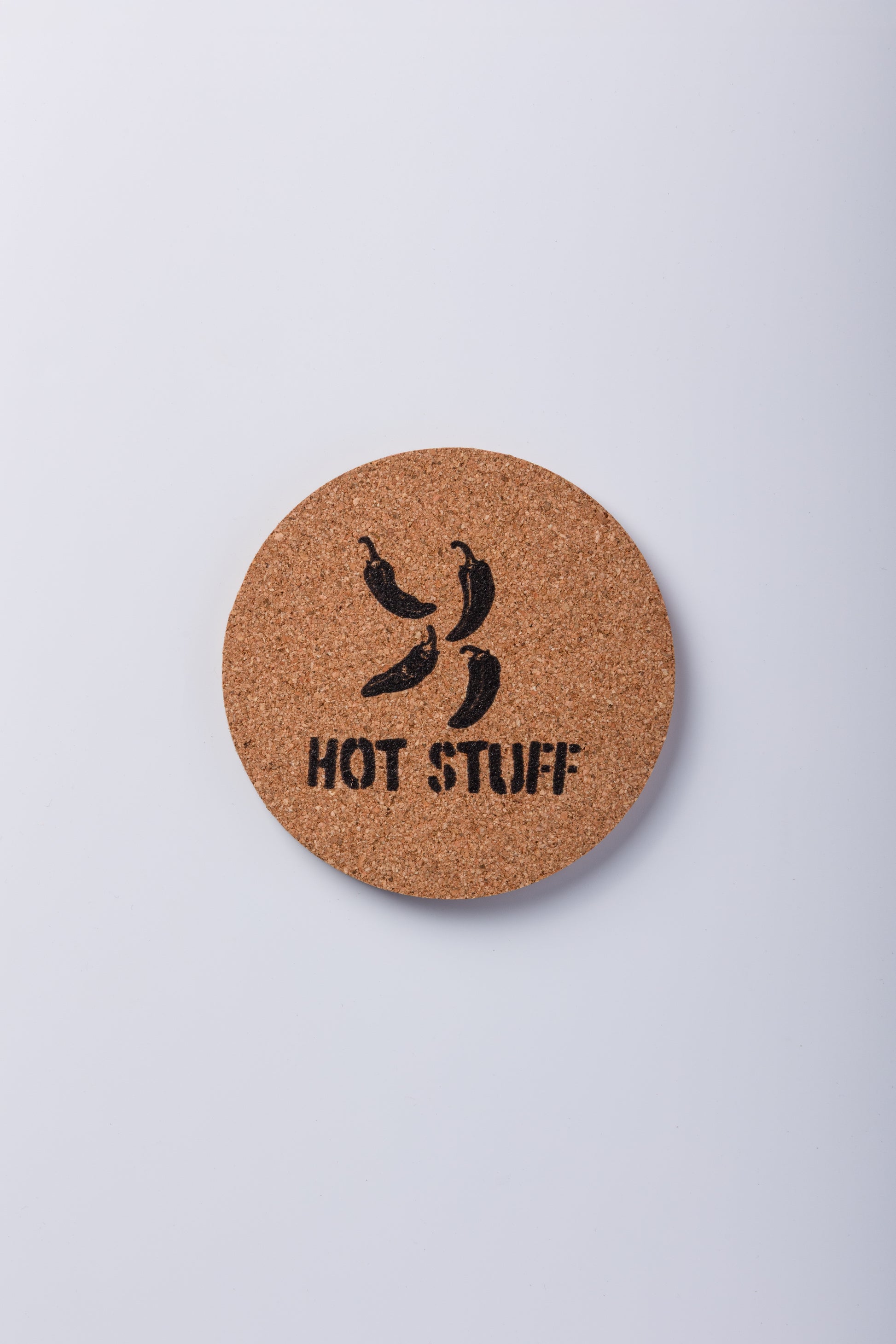 Hot Stuff Cork Sheet Coasters