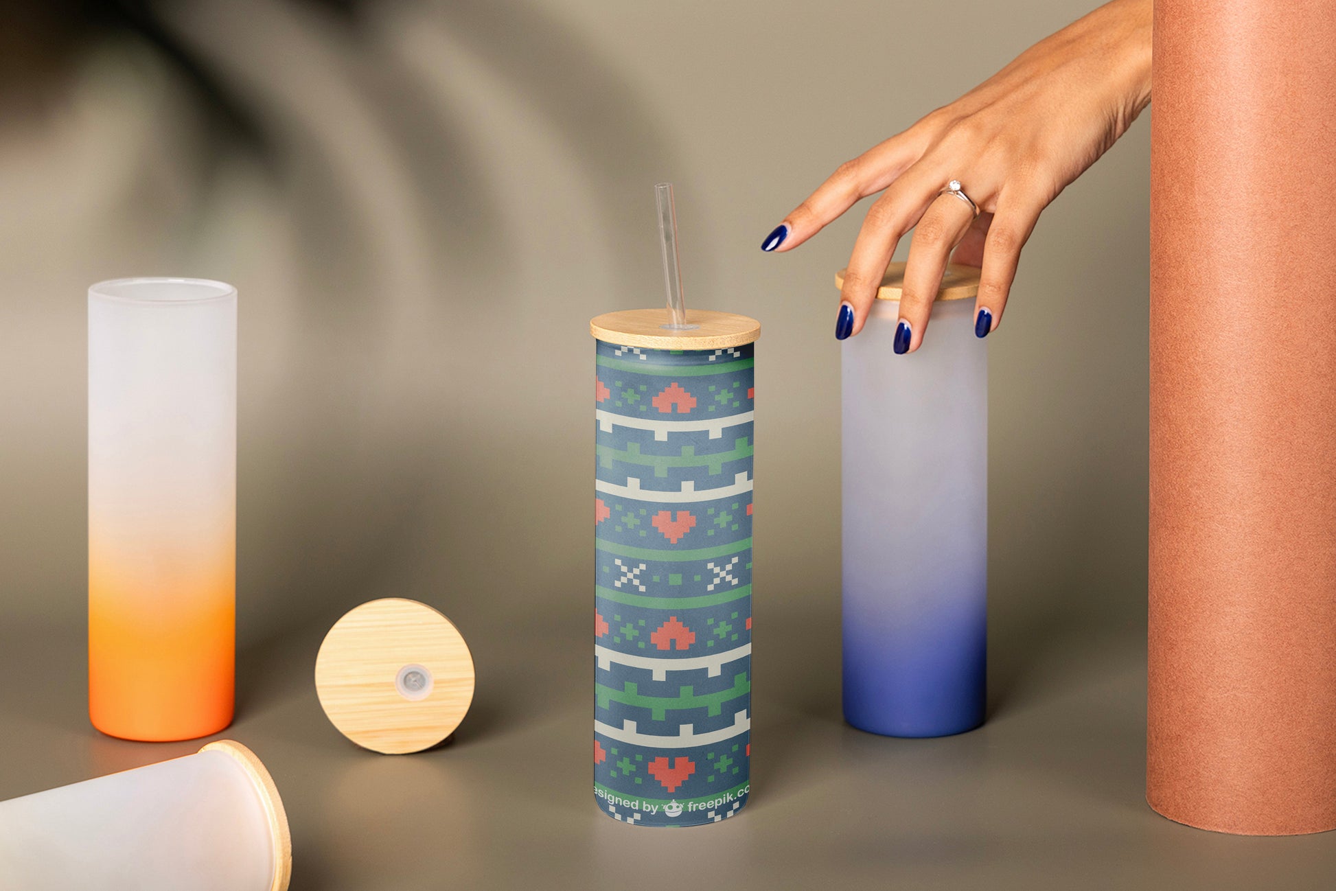 Blitzen Frosty Tumbler