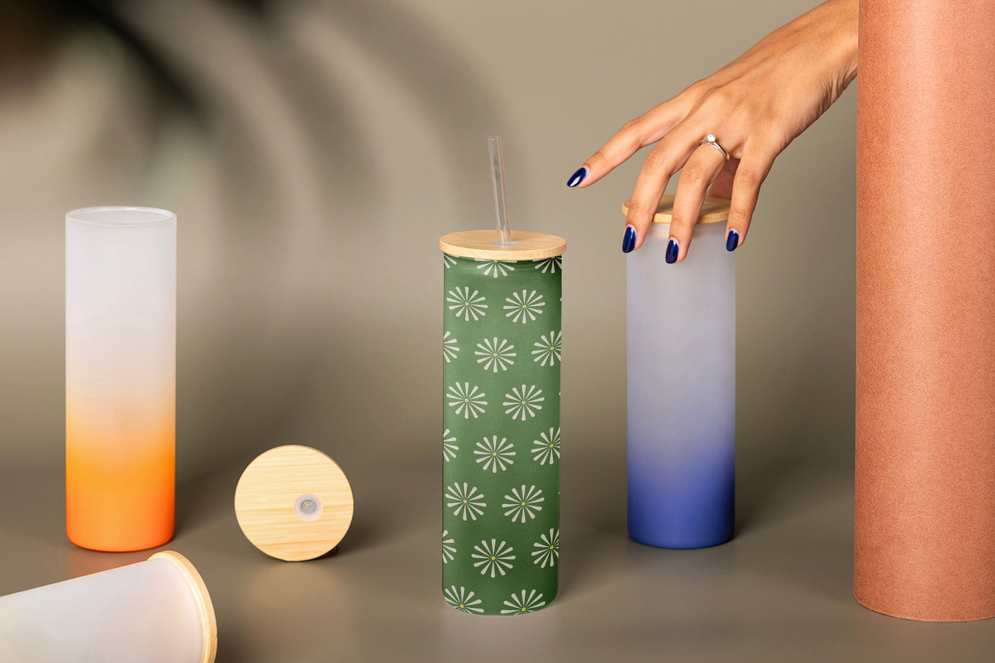 yuletide frosty tumbler