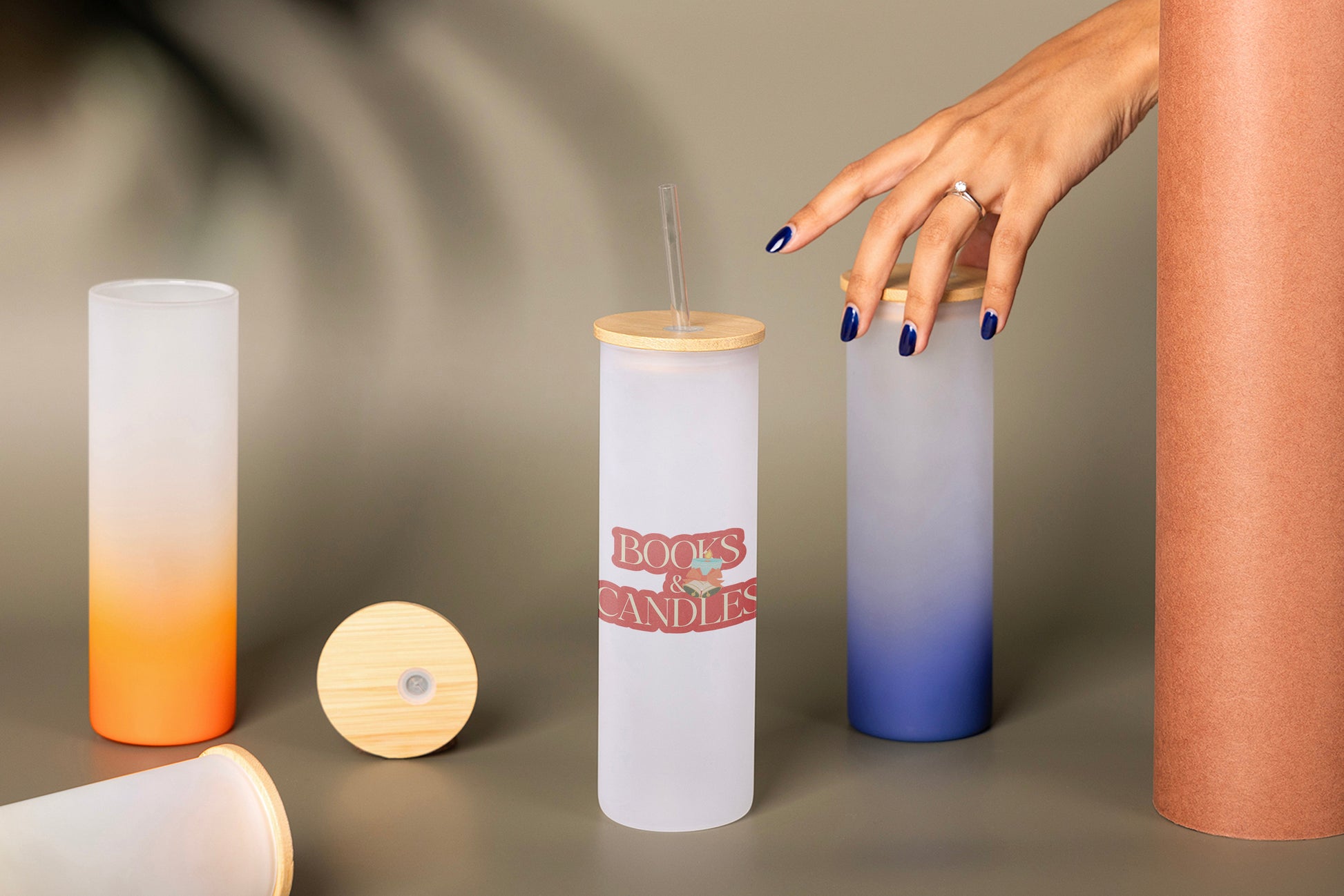 Books & Candles Frosty Tumbler
