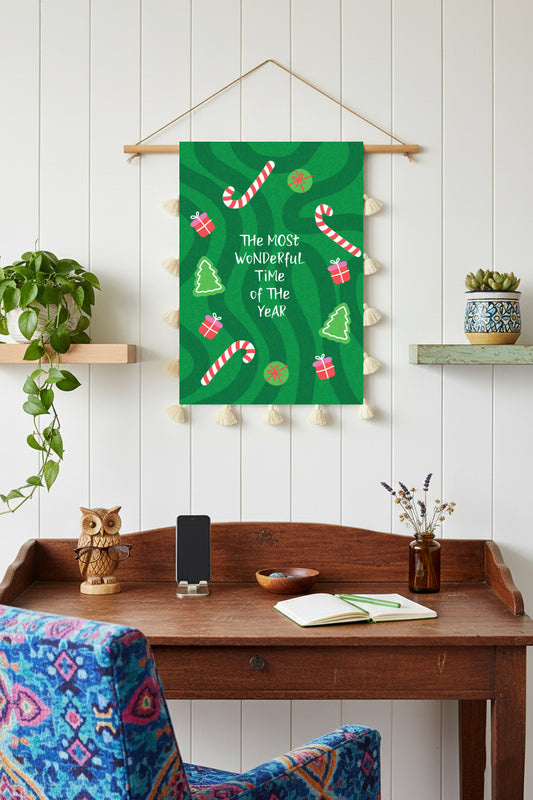 Wonderful Time Wall Tapestry
