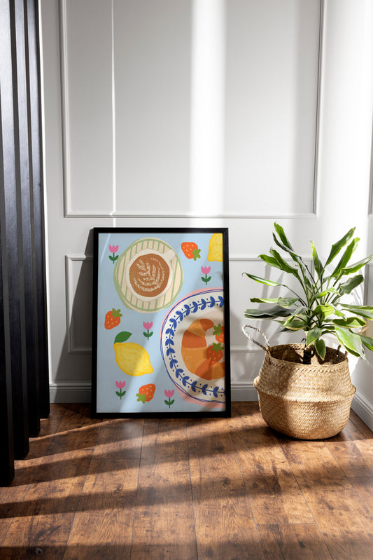 French Breakfast Gallery Frame