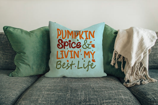 Pumpkin Spice Cushion Cover