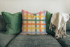 Pastel Gingham Cushion Cover
