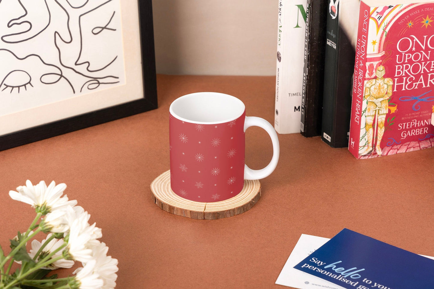 glacier hot chocolate mug