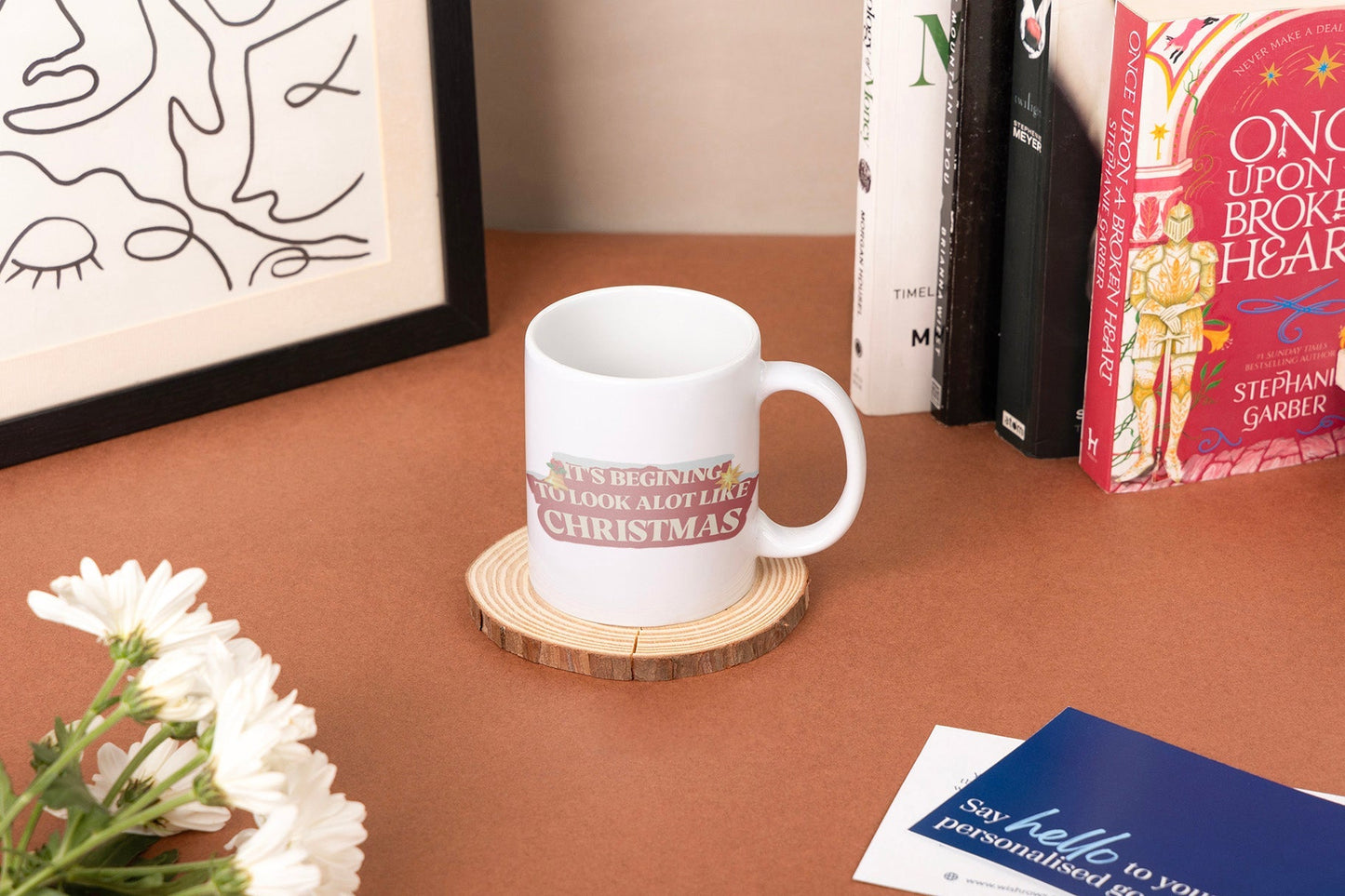 it's beginning to look alot like christmas hot chocolate mug