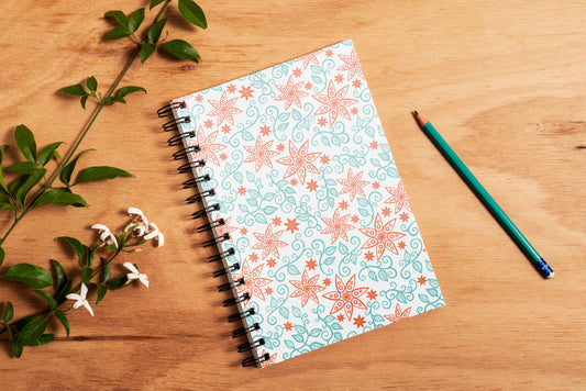 Wreath Spiral Notebook