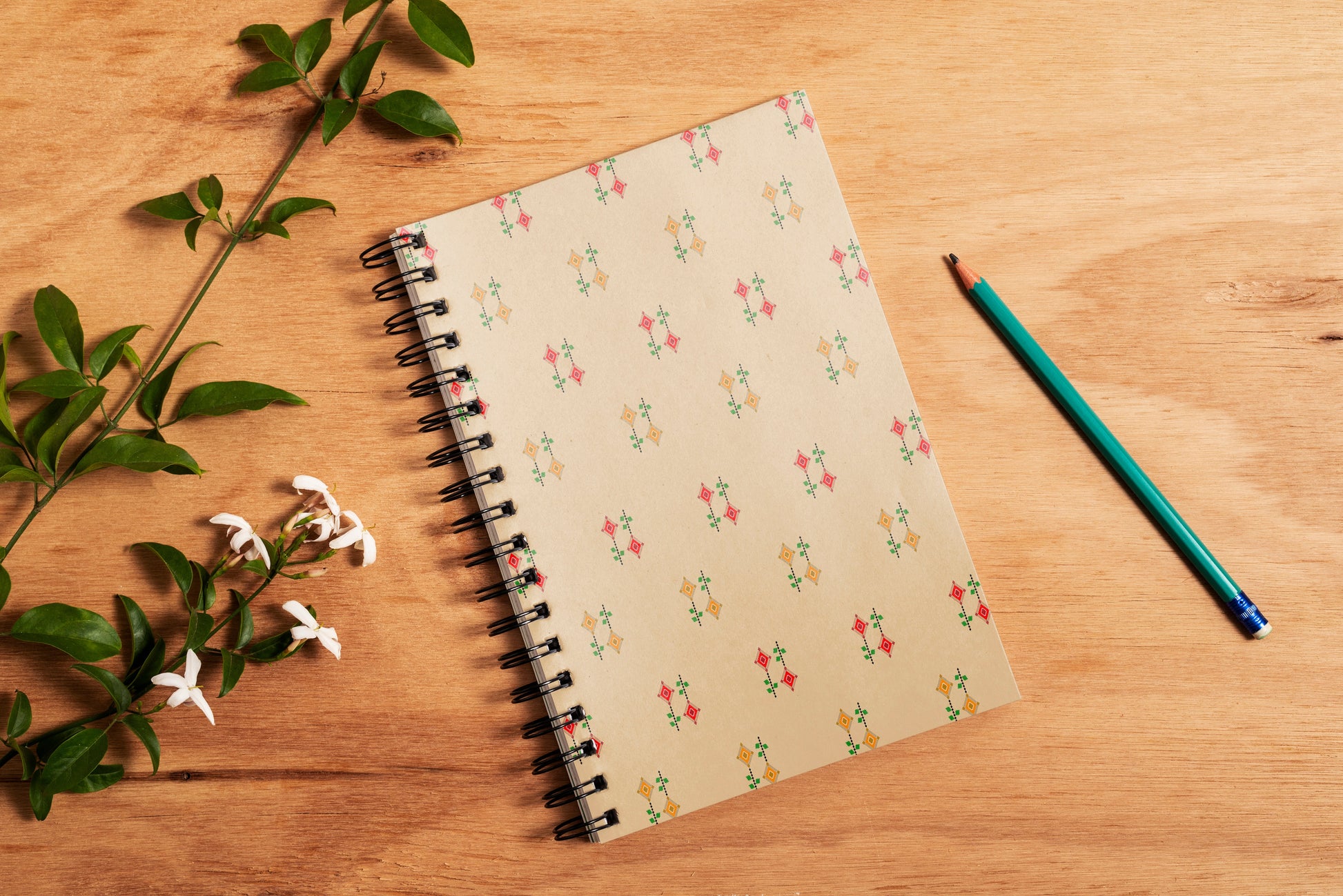 Winter Spiral Notebook