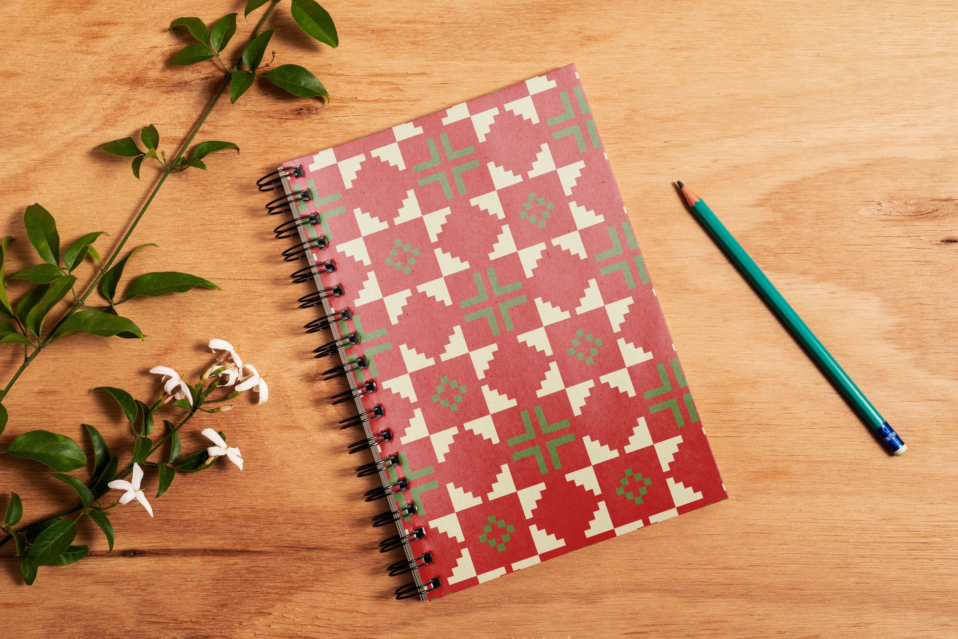 Candle Spiral Notebook