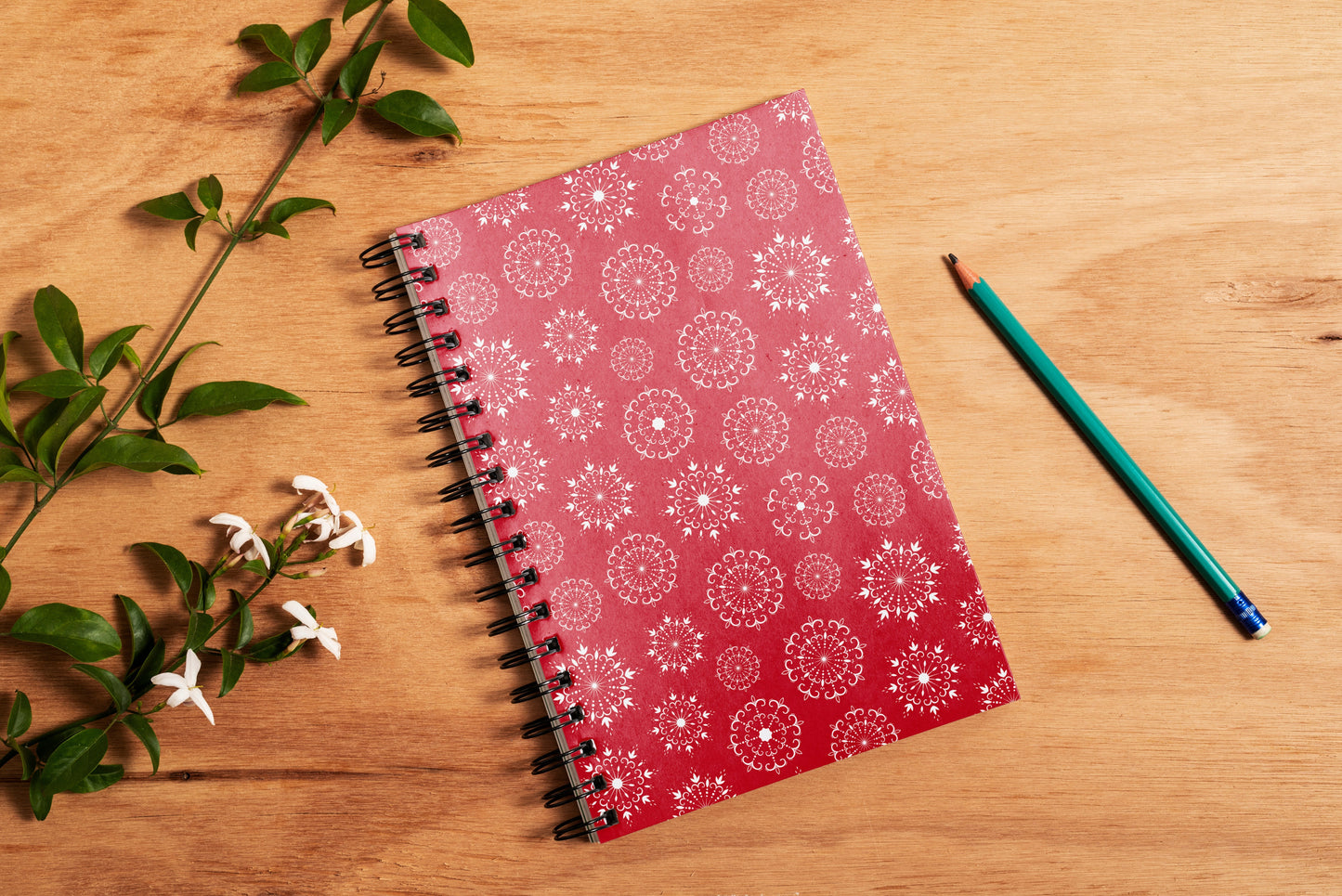 glimmer spiral notebook