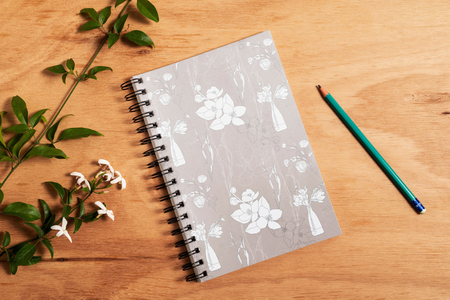 thyme spiral notebook