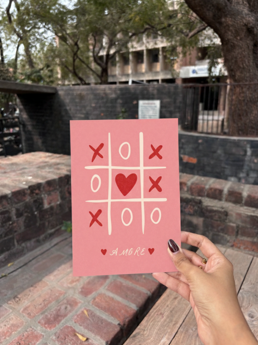 Game Of Love Stationary/Greeting Card (Set of 4)