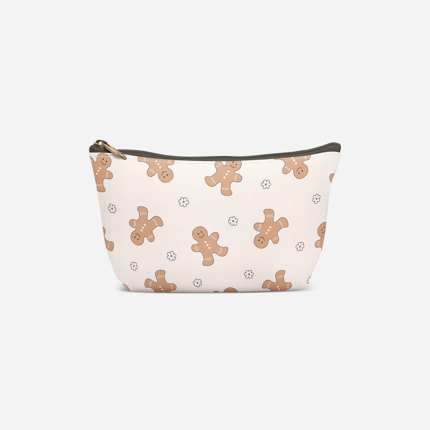 gingerbread carryall pouch