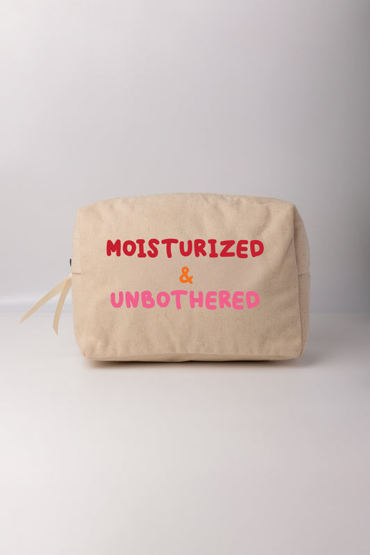 Moisturized & Unbothered Skincare Bag