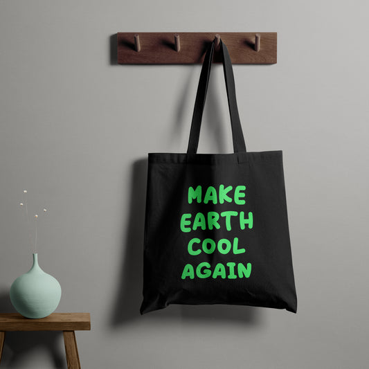 Cool Earth Trendy Tote - Black
