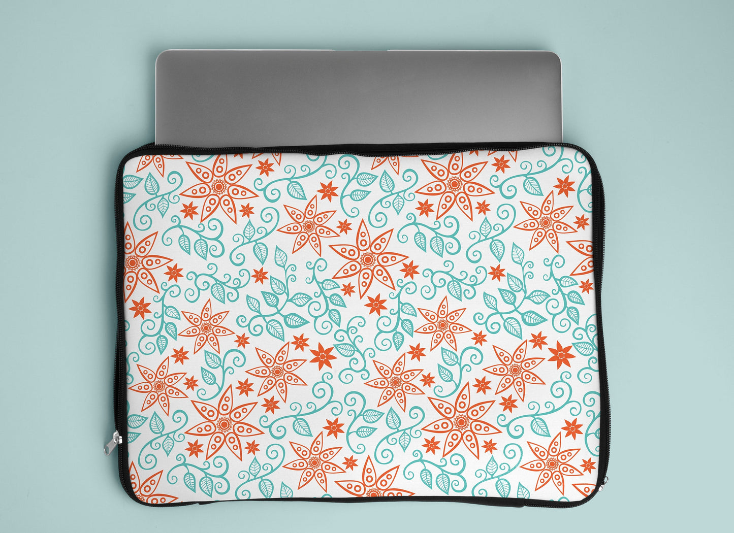 wreath laptop sleeve