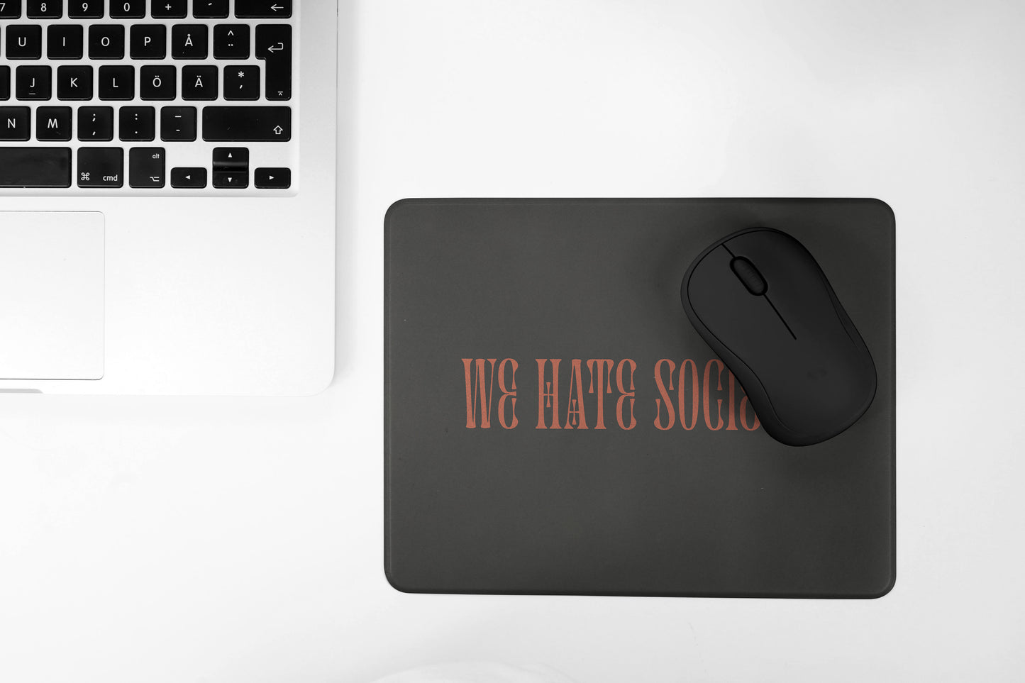 we hate society mouse pad