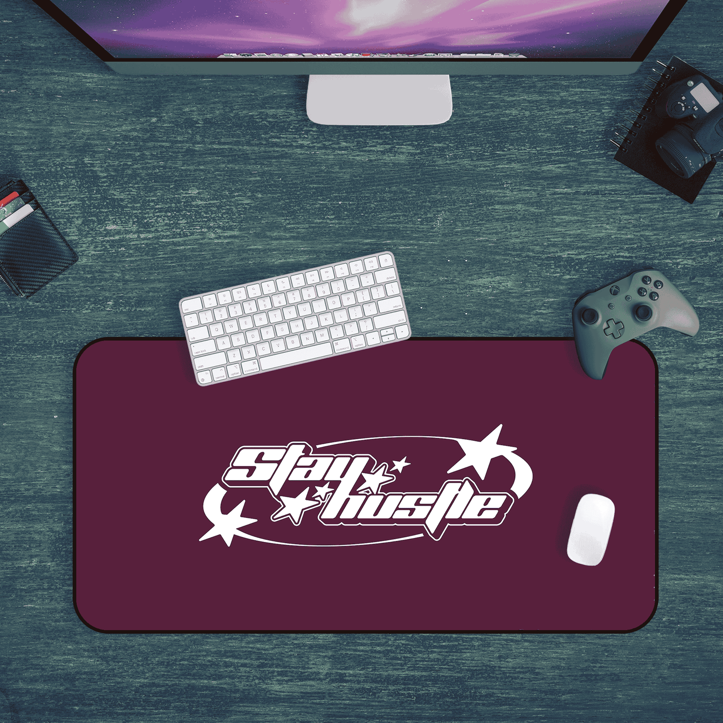 slay hustle desk mat