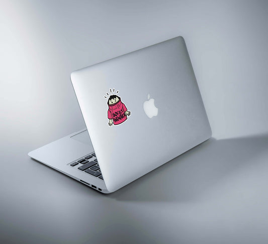 Socially Awkward Laptop Sticker- Set Of 4
