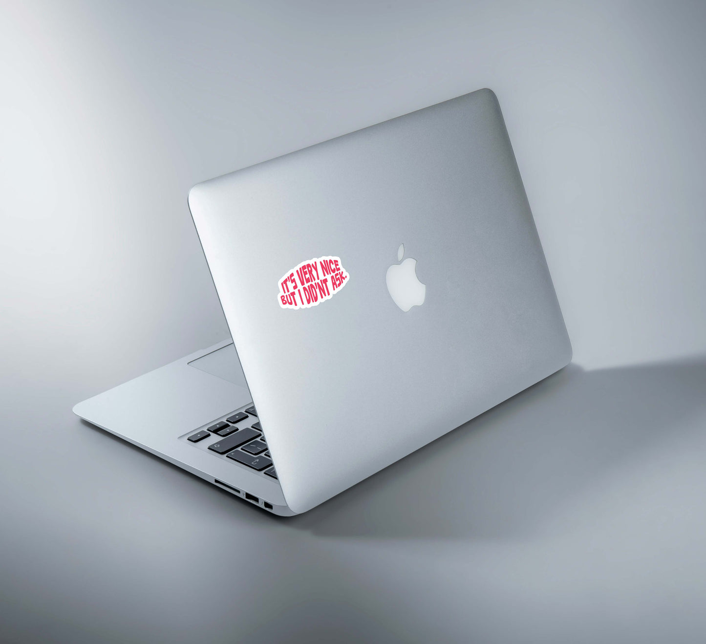 it's nice but laptop sticker- set of 4